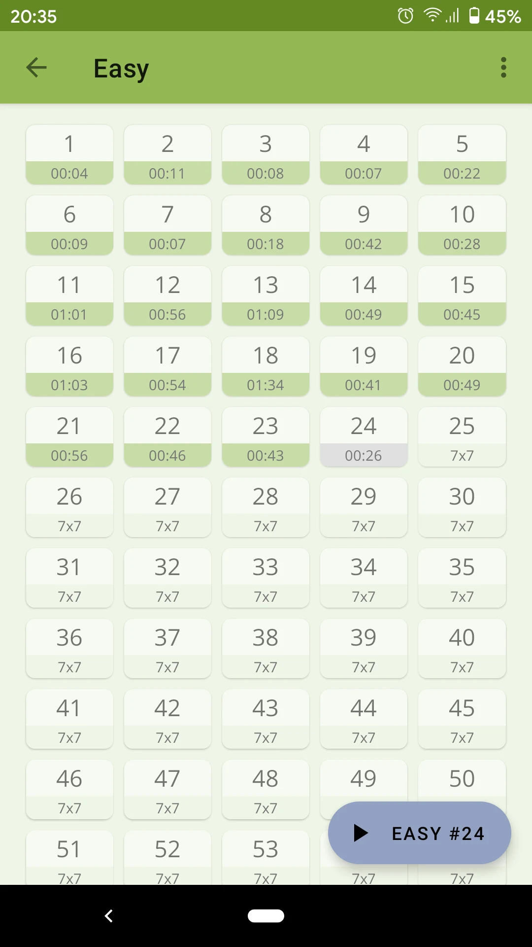 Trees and Tents: Logic Puzzles screenshot